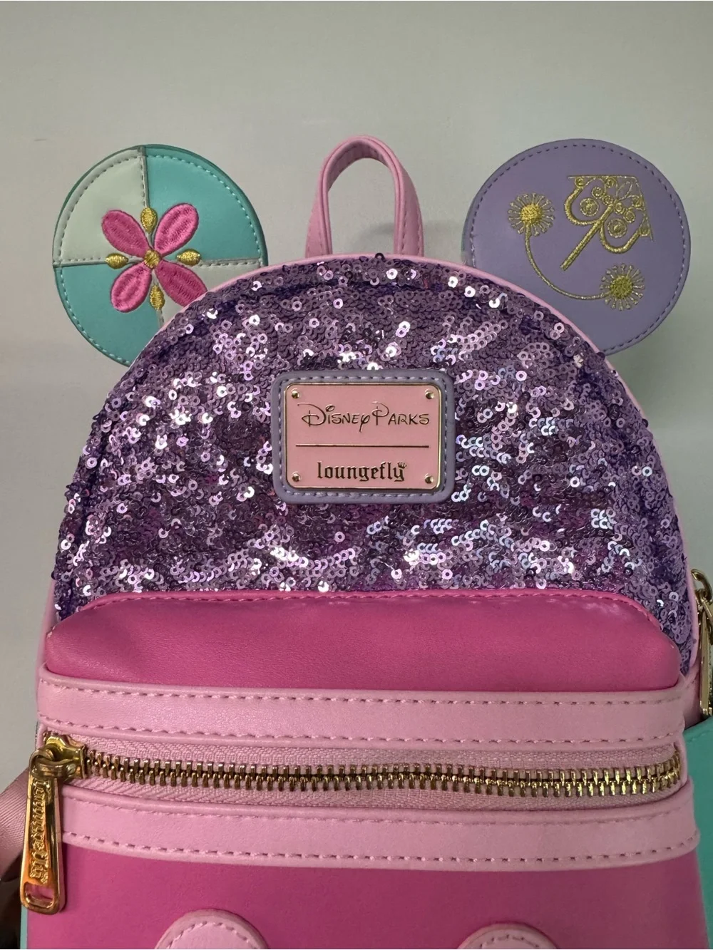 MMMA Mickey Mouse Main Attraction It’s a Small World Loungefly Mini Backpack